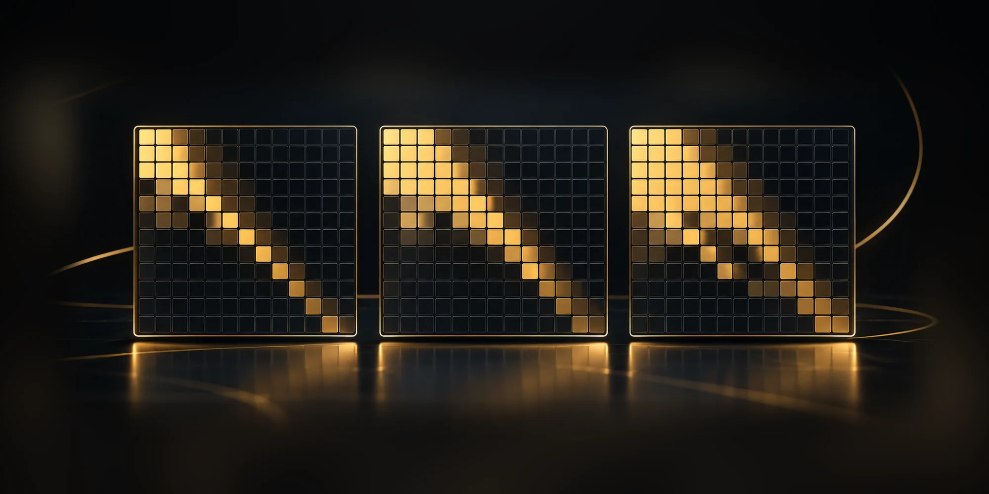 The three canonical 4-max opening shove ranges shown as 13×13 hand grids, widening from the earliest to the latest seat.